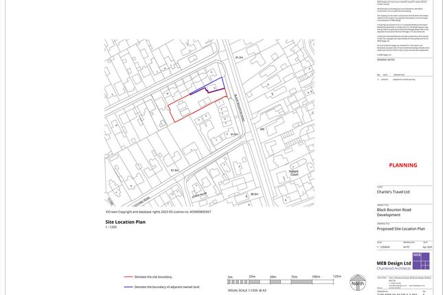 Land, in Black Bourton Road, £500,000