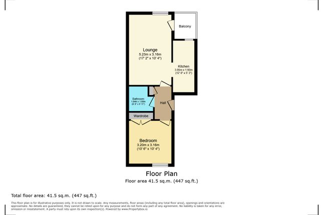 1 bed property, in Waterloo Walk, £20,000