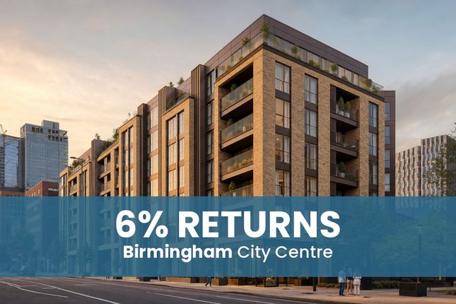 1 bed property, in High Yield Birmingham City Apartment, £129,950