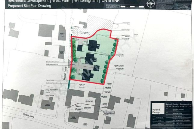 Land, in Land Adj 2 Marsh Lane, £300,000