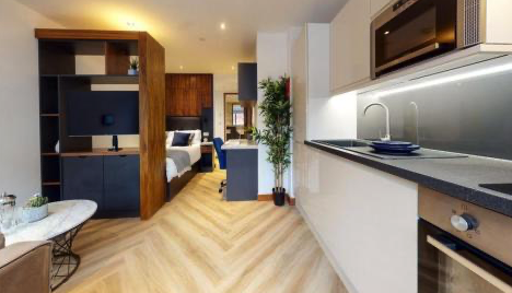 Studio, in Cheltenham Street, £119,950