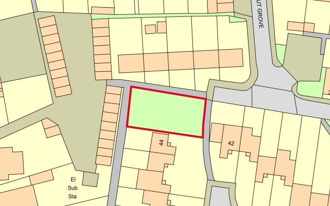 Land, in Silver Birch Grove, £10,000