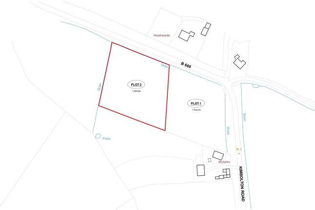 Land, in Kimbolton Road, £30,000