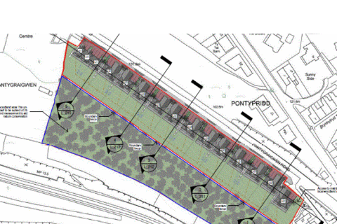 Land, in Pantygraigwen Road, £450,000