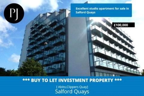 1 bed property, in Salford Quays, £100,000