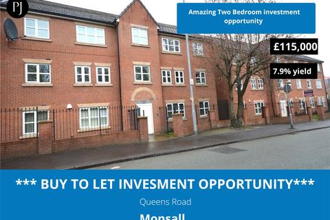 2 bed property, in Queens Road, £115,000