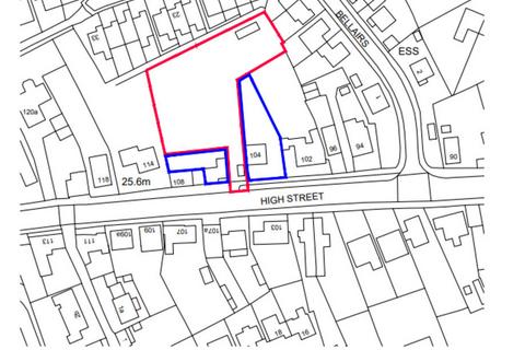 Land, in High Street, £425,000