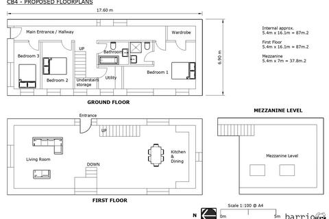 3 bed property, in Marhamchurch, £225,000