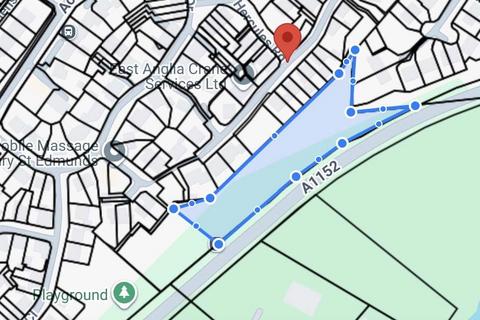 Land, in Hercules Road, £150,000
