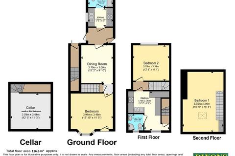 3 bed property, in Stowheath Lane, £200,000