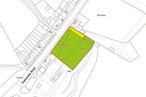 Land, in Todmorden Road, £25,000