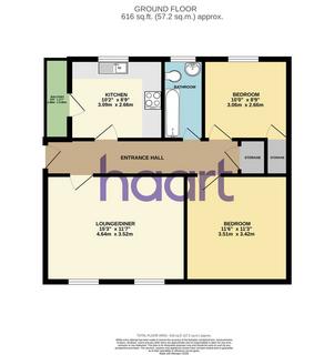 2 bed property, in Warburton Gardens, £80,000