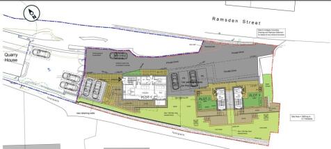 Land, in Ramsden Street, £200,000