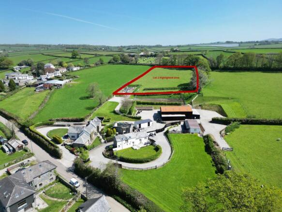 Land, in Lower Hill Farm, £150,000