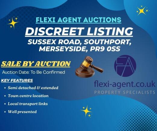 3 bed property, in Sussex Road, £160,000