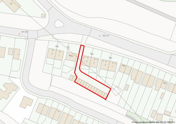 Land, in Lock up garage site at 338a Tessall Lane, £55,000
