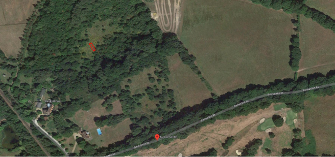 Land, in Plot of land at Benhall Mill Road, £12,000