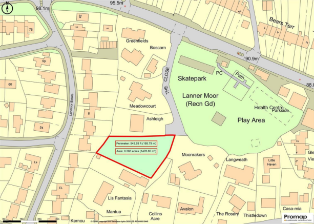 Land, in The Close, £250,000