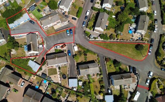 Land, in 8 Garages on Spencer Road, £52,000