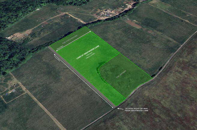 Land, in Land at Westwood Lane, £75,000