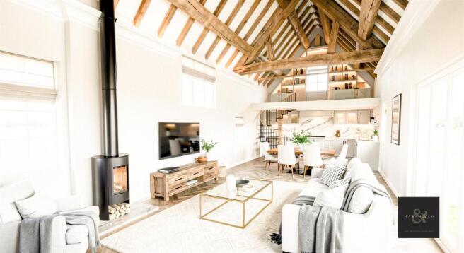 4 bed property, in Dethick, £860,000