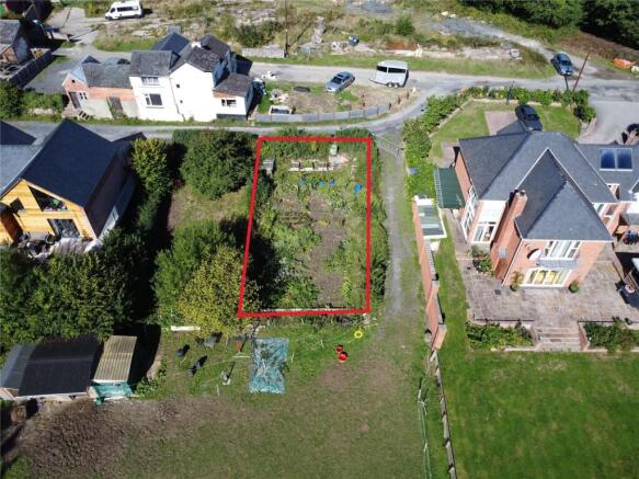 Land, in Llanllwchaiarn, £35,000