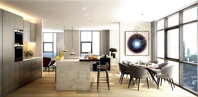 2 bed property, in The Atlas, £1,350,000