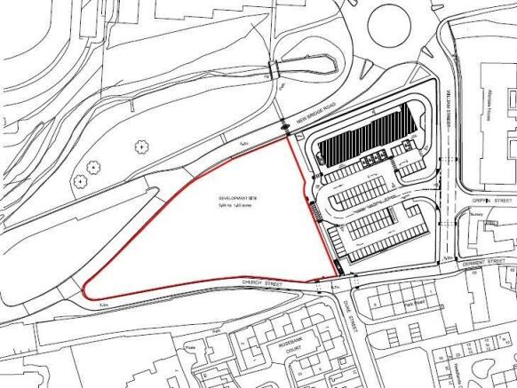 Land, in Land Between Church Street and New Bridge Road, £300,000