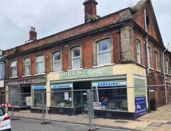 Land, in High Street, £200,000