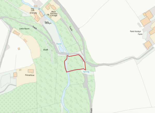 Land, in 0.4 acres of Land at Park Hoskyn, £25,000