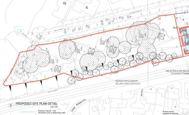 Land, in Spital Road, £300,000