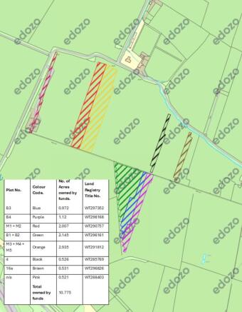 Land, in 8 Plots located at St. Leonards Farm, £75,000