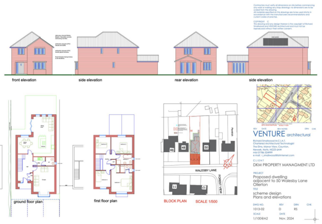 Land, in Walesby Lane, £150,000