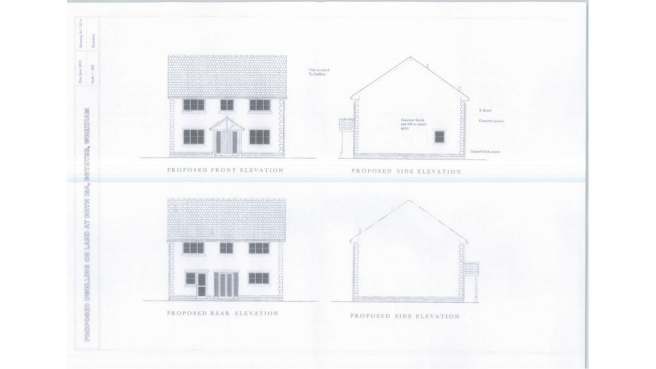 Land, in Brynisa Road, £150,000