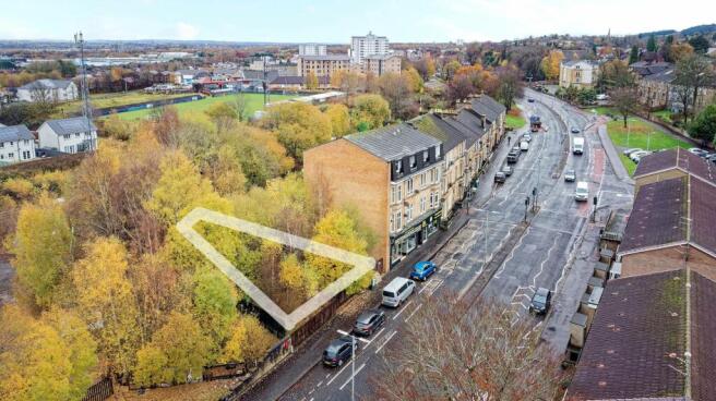 Land, in 53/55 Glasgow Road, £60,000