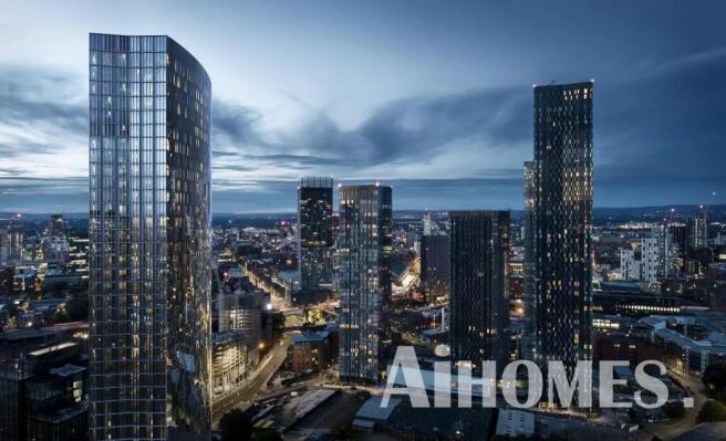 1 bed property, in 2308TB Blade Tower, £289,000