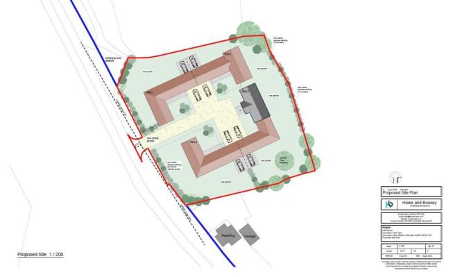 Land, in Cucumber Lane, £550,000