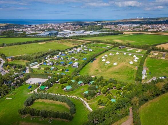 Land, in Bude, £2,200,000