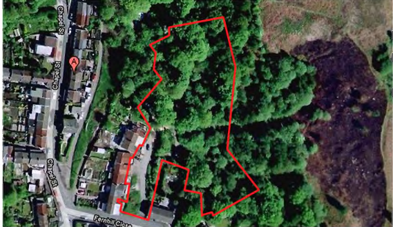 Land, in land at Upper Mount Pleasant, £150,000