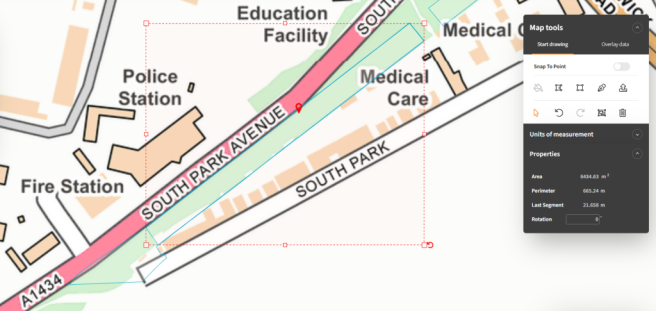 Land, in Land to the south of Albert Road, £100,000