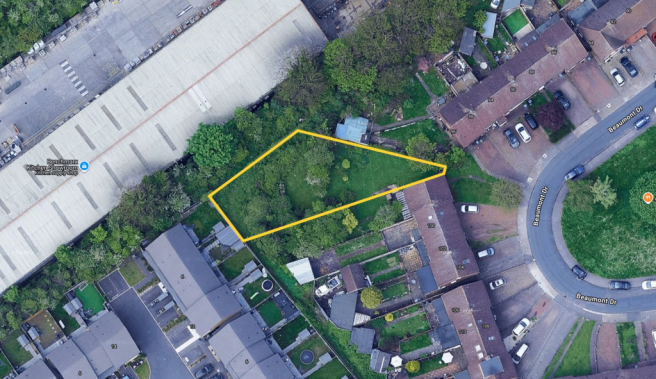 Land, in Land at Beaumont Drive, £115,000