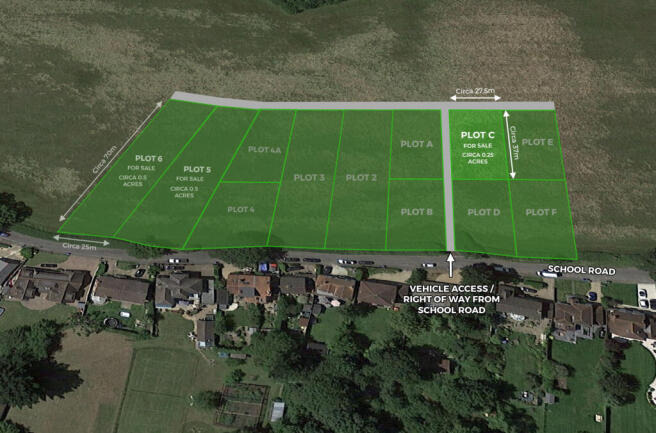 Land, in Plot C School Road, £15,000