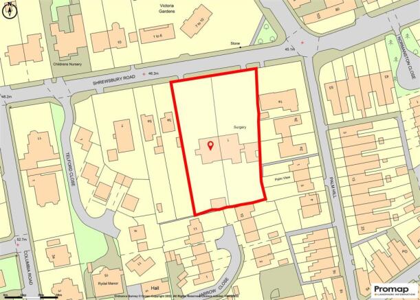 Land, in Shrewsbury Road, £900,000
