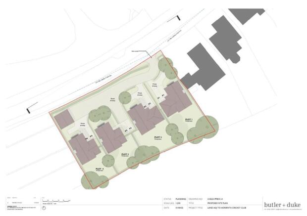 Land, in Oxford Road, £900,000