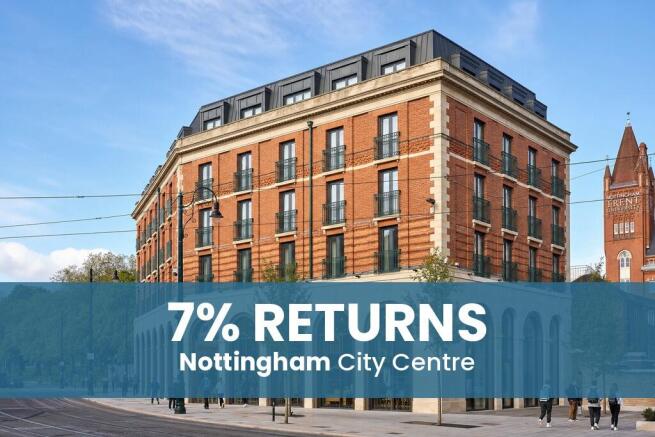 1 bed property, in Fully Managed NG1 Nottingham City Centre Apartment – 7% Rental Yields | Turnkey Investment Opportunity, £149,950