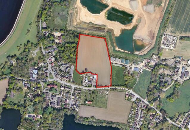 Land, in Stanwell Road, £450,000