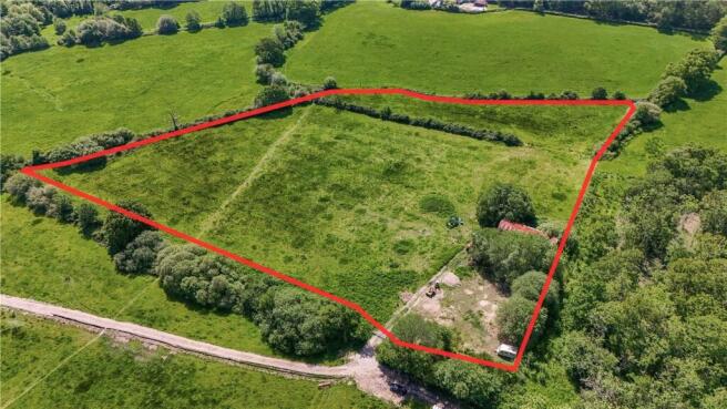 Land, in Willow Lodge Farm, £225,000