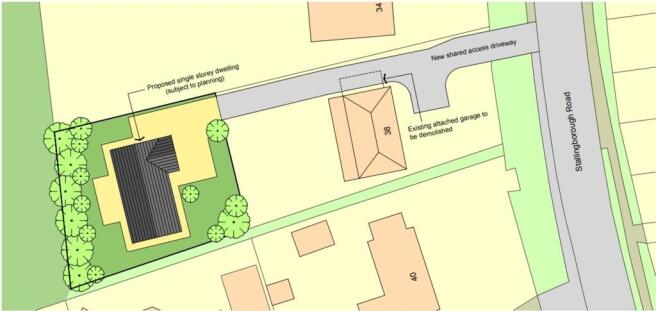 Land, in Stallingborough Road, £95,000