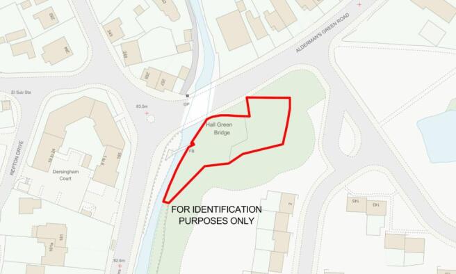 Land, in Land At The Corner Of Alderman's green, £250,000