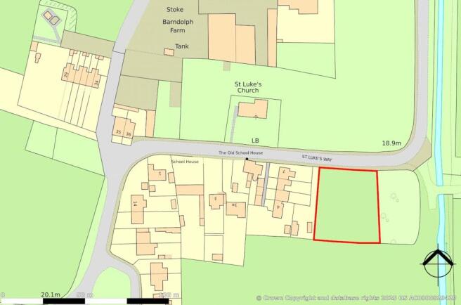 Land, in St. Lukes Way, £90,000
